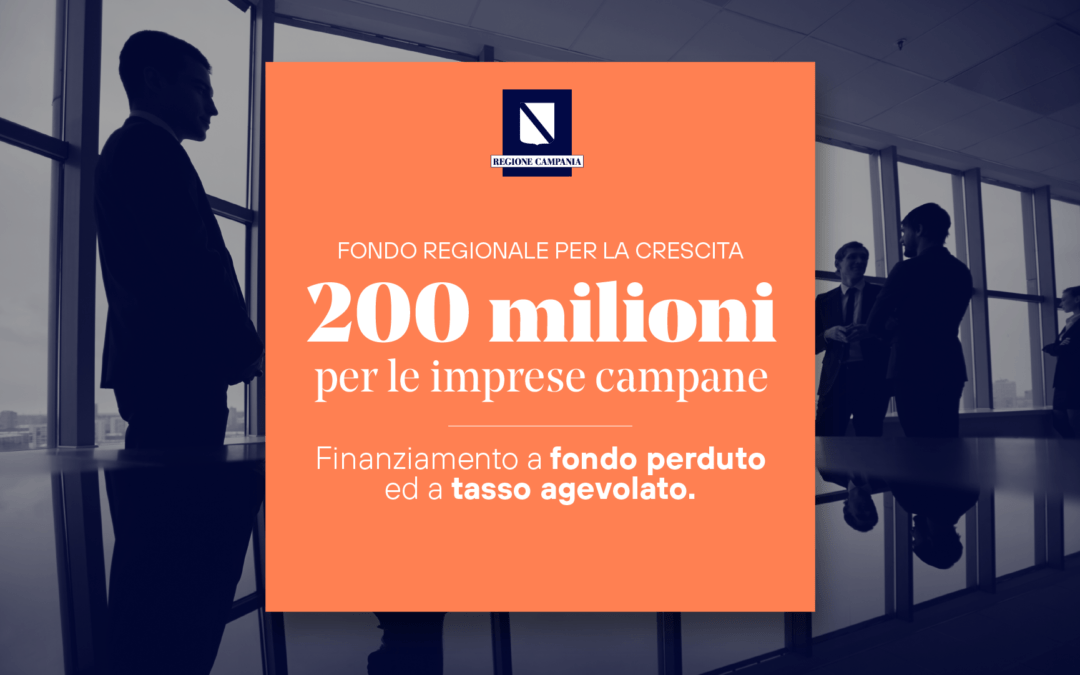 Regione Campania lancia fondo per le piccole imprese, CSA: “Manna dal cielo per PMI e Liberi professionisti!”
