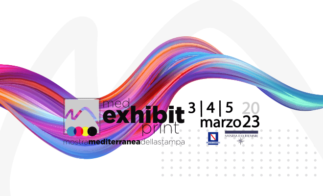 locandina mostra della stampa, comunicazione e arti grafiche, dal 3 al 5 marzo