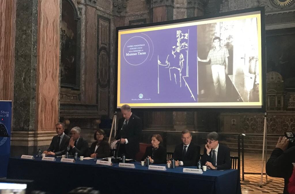 Massimo Troisi laureato ad honorem in ‘Discipline della Musica e dello Spettacolo. Storia e Teoria’