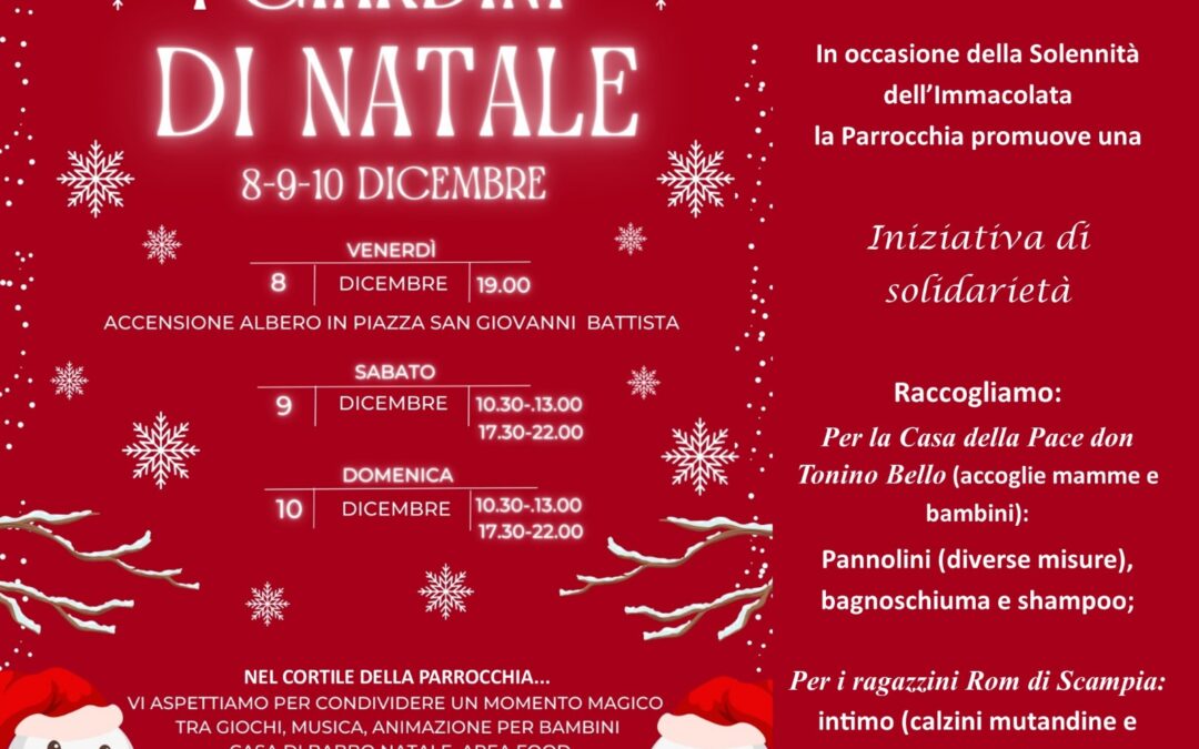 I GIARDINI DI NATALE DI SAN GIOVANNI A TEDUCCIO